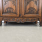 ARMOIRE SCHRANK Eiche Massiv Antik Stil Barock Louis XV Jean Aick