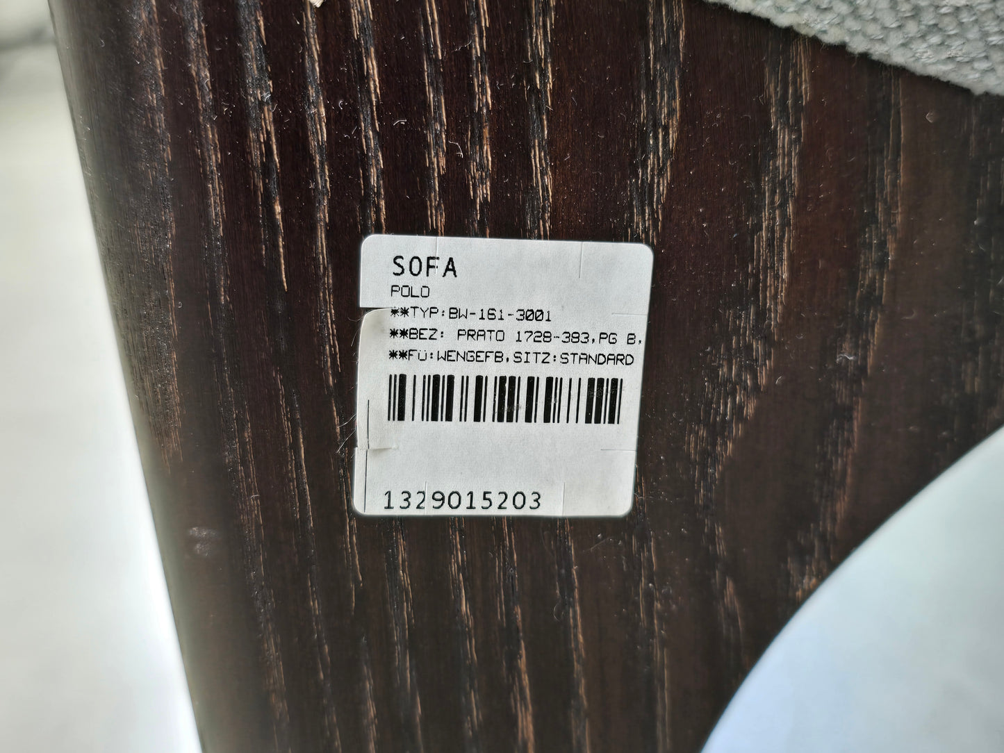 DESIGNER SOFA Bielefelder Werkstätten BW Polo Couch Grau