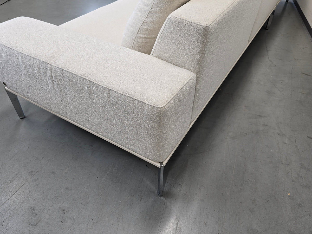 BW SOFA Ecksofa Bielefelder Werkstätten Design Couch Bouclé weiß creme