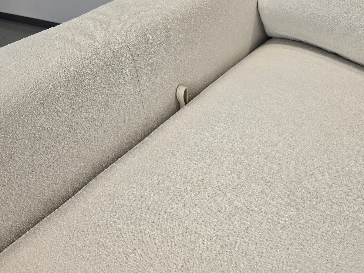 BW SOFA Ecksofa Bielefelder Werkstätten Design Couch Bouclé weiß creme