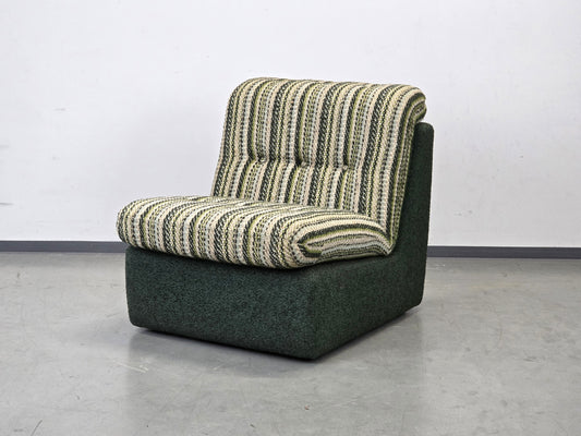 MODULSOFA SESSEL 70er Vintage Sessel Lounge Mid Century Grün Modul Sofa Couch