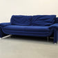 VINTAGE DESIGNER SOFA Blau Coch Cassina Stil Schlafsofa Italy
