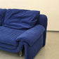 VINTAGE DESIGNER SOFA Blau Coch Cassina Stil Schlafsofa Italy