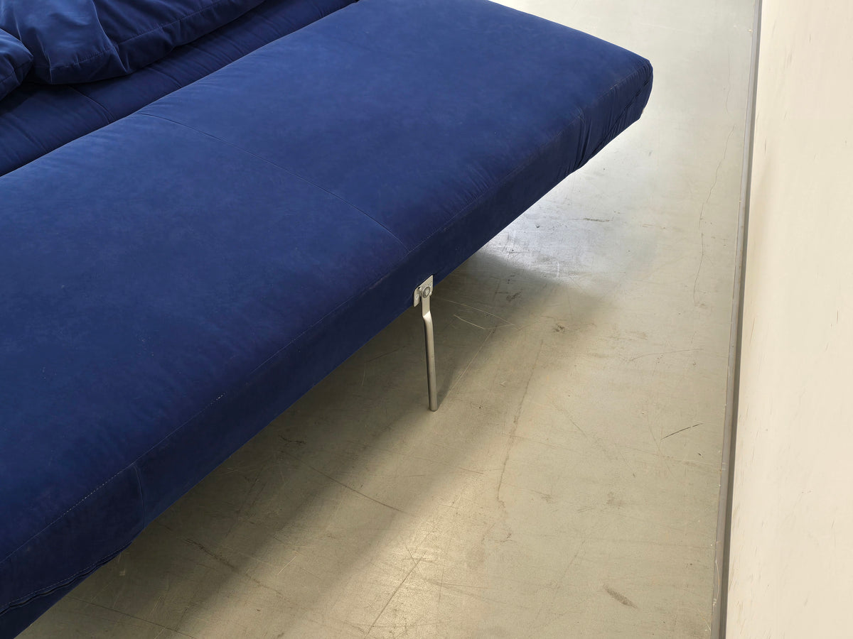 VINTAGE DESIGNER SOFA Blau Coch Cassina Stil Schlafsofa Italy