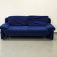 VINTAGE DESIGNER SOFA Blau Coch Cassina Stil Schlafsofa Italy