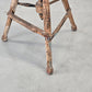 ATELIERHOCKER BILDHAUERHOCKER Dreibein Holz Spindel Vintage Hocker Antik