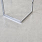 VINTAGE TISCH Mid Century Esstisch Schreibtisch Chrom Glas Z-Leg 70s Modern