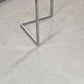 VINTAGE TISCH Mid Century Esstisch Schreibtisch Chrom Glas Z-Leg 70s Modern