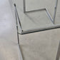 VINTAGE TISCH Mid Century Esstisch Schreibtisch Chrom Glas Z-Leg 70s Modern