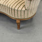 NIERENSOFA MID-CENTURY Vintage 50er Cocktailsofa Couch 2-Sitzer Samt Velvet Grün