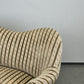 NIERENSOFA MID-CENTURY Vintage 50er Cocktailsofa Couch 2-Sitzer Samt Velvet Grün