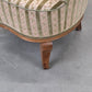 VINTAGE SESSEL Cocktailsessel Samt Streifen Clubsessel Mid Century 50s