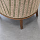 VINTAGE SESSEL Cocktailsessel Samt Streifen Clubsessel Mid Century 50s