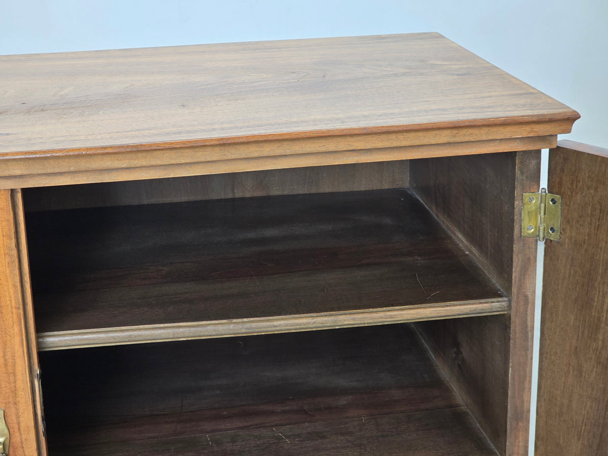 VINTAGE KOMMODE Art Déco Schrank Sideboard Nussbaum Holz Board TV