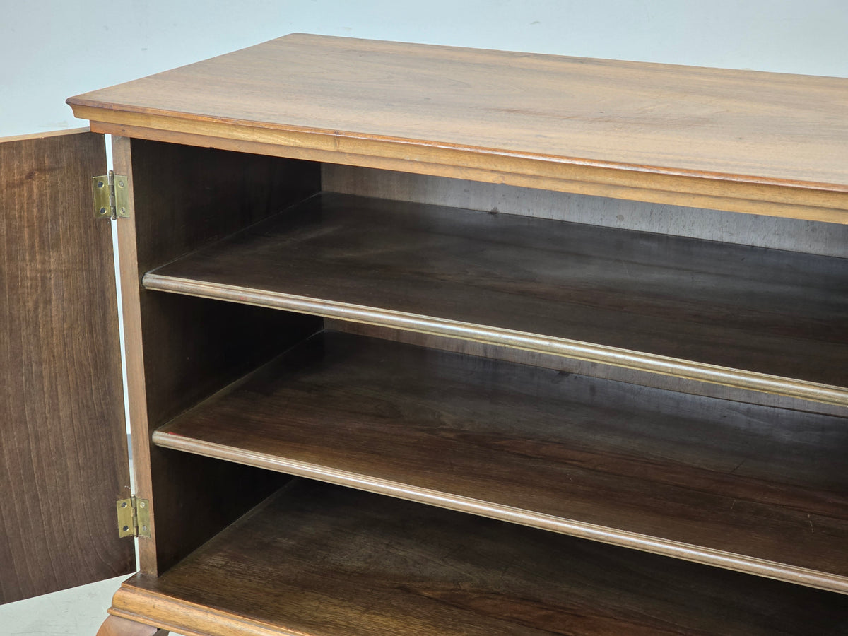 VINTAGE KOMMODE Art Déco Schrank Sideboard Nussbaum Holz Board TV