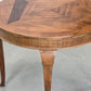 ART DECO Esstisch Nussbaum rund Tisch antik Vintage 30er Holztisch