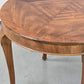ART DECO Esstisch Nussbaum rund Tisch antik Vintage 30er Holztisch
