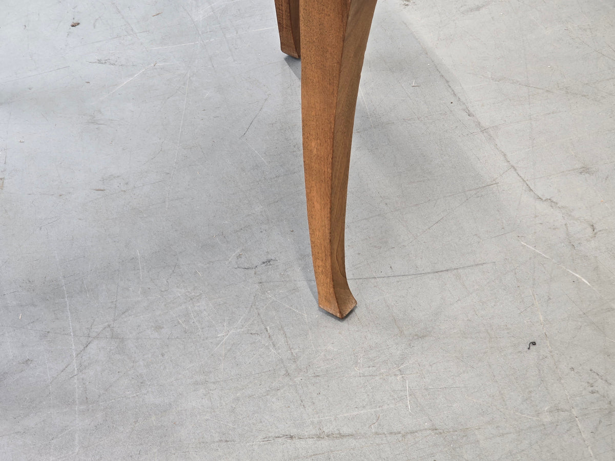 ART DECO Esstisch Nussbaum rund Tisch antik Vintage 30er Holztisch