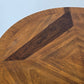 ART DECO Esstisch Nussbaum rund Tisch antik Vintage 30er Holztisch