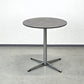 BISTROTISCH VINTAGE Runder Tisch Bistro Gastro Chrom Design 70 cm