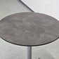 BISTROTISCH VINTAGE Runder Tisch Bistro Gastro Chrom Design 70 cm