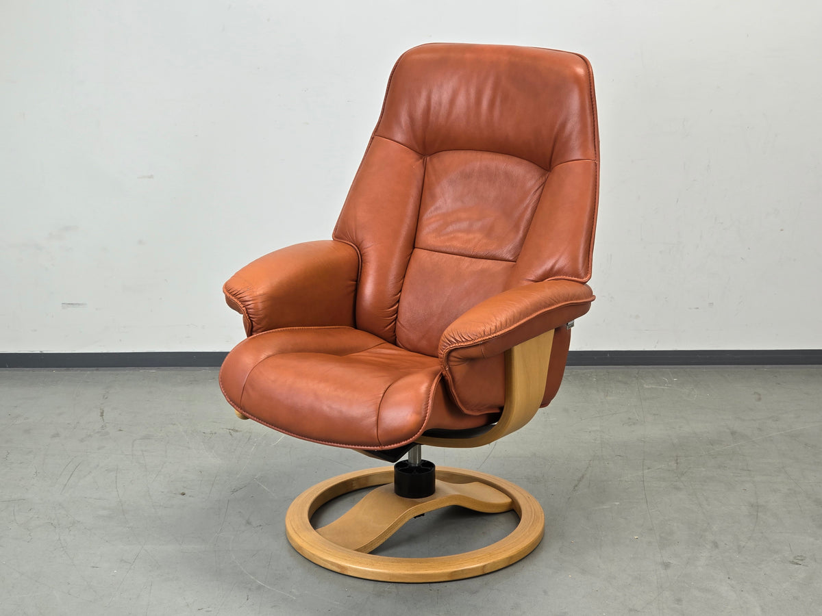 EKORNES STRESSLESS Sessel Leder Cognac Relaxsessel Sesseln