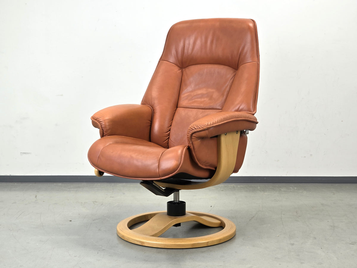 EKORNES STRESSLESS Sessel Leder Cognac Relaxsessel Sesseln
