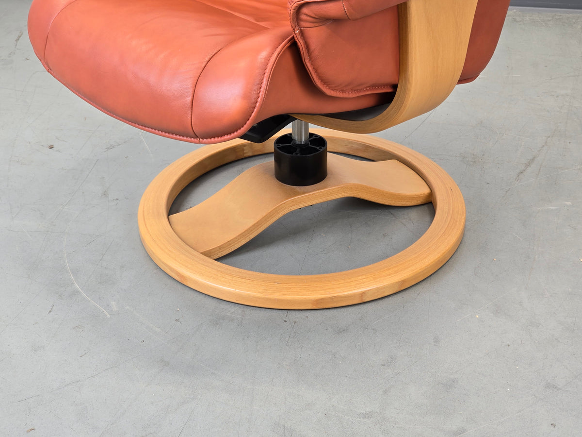 EKORNES STRESSLESS Sessel Leder Cognac Relaxsessel Sesseln