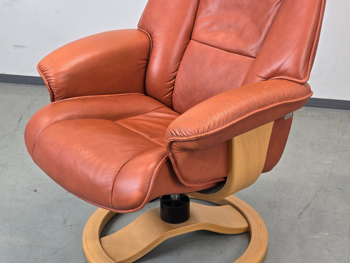 EKORNES STRESSLESS Sessel Leder Cognac Relaxsessel Sesseln