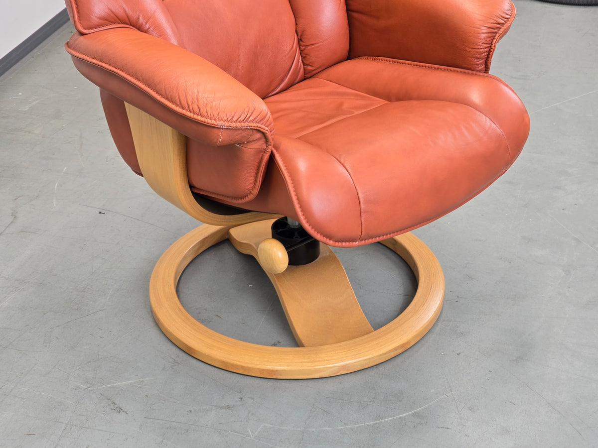 EKORNES STRESSLESS Sessel Leder Cognac Relaxsessel Sesseln