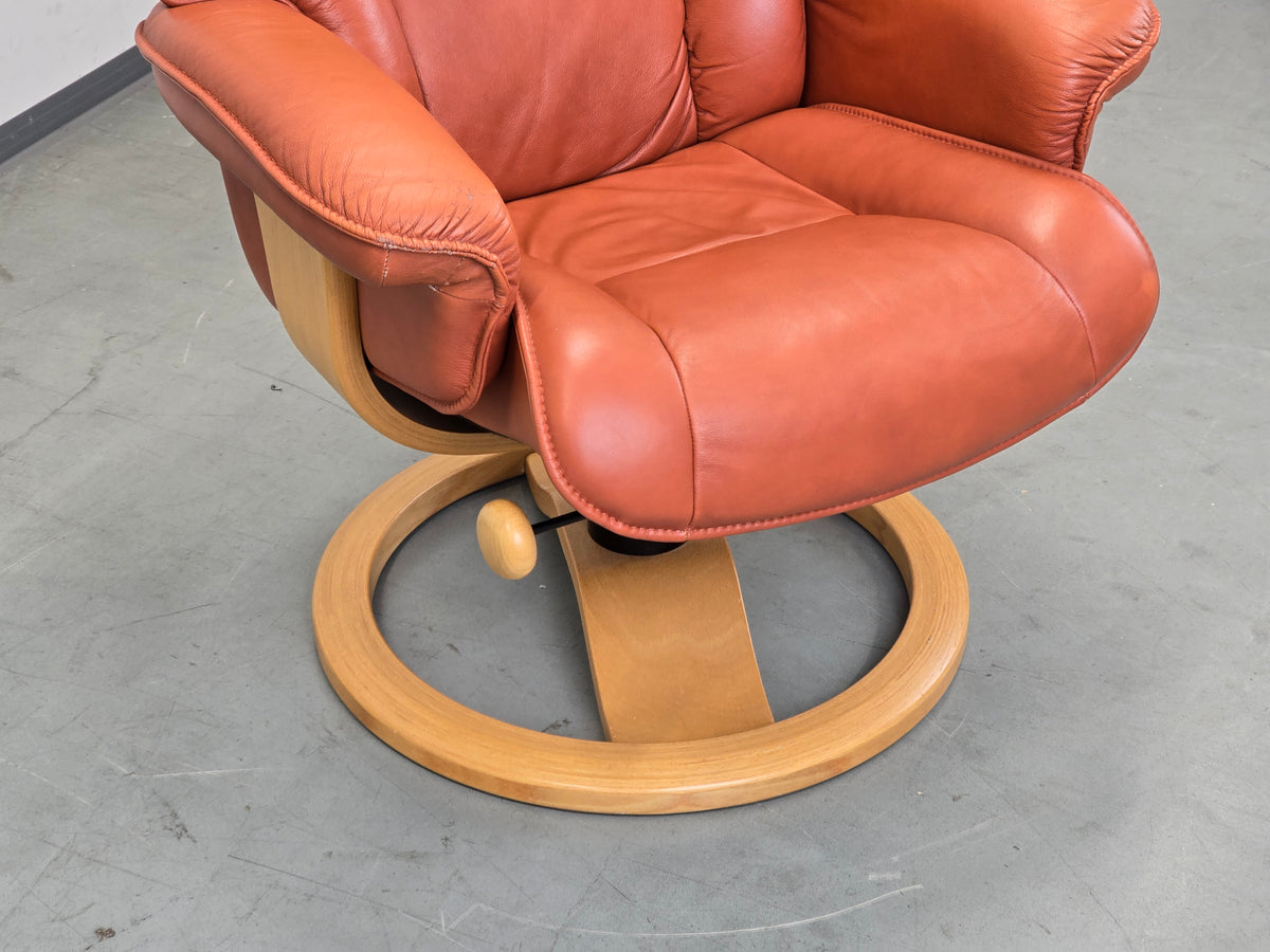 EKORNES STRESSLESS Sessel Leder Cognac Relaxsessel Sesseln