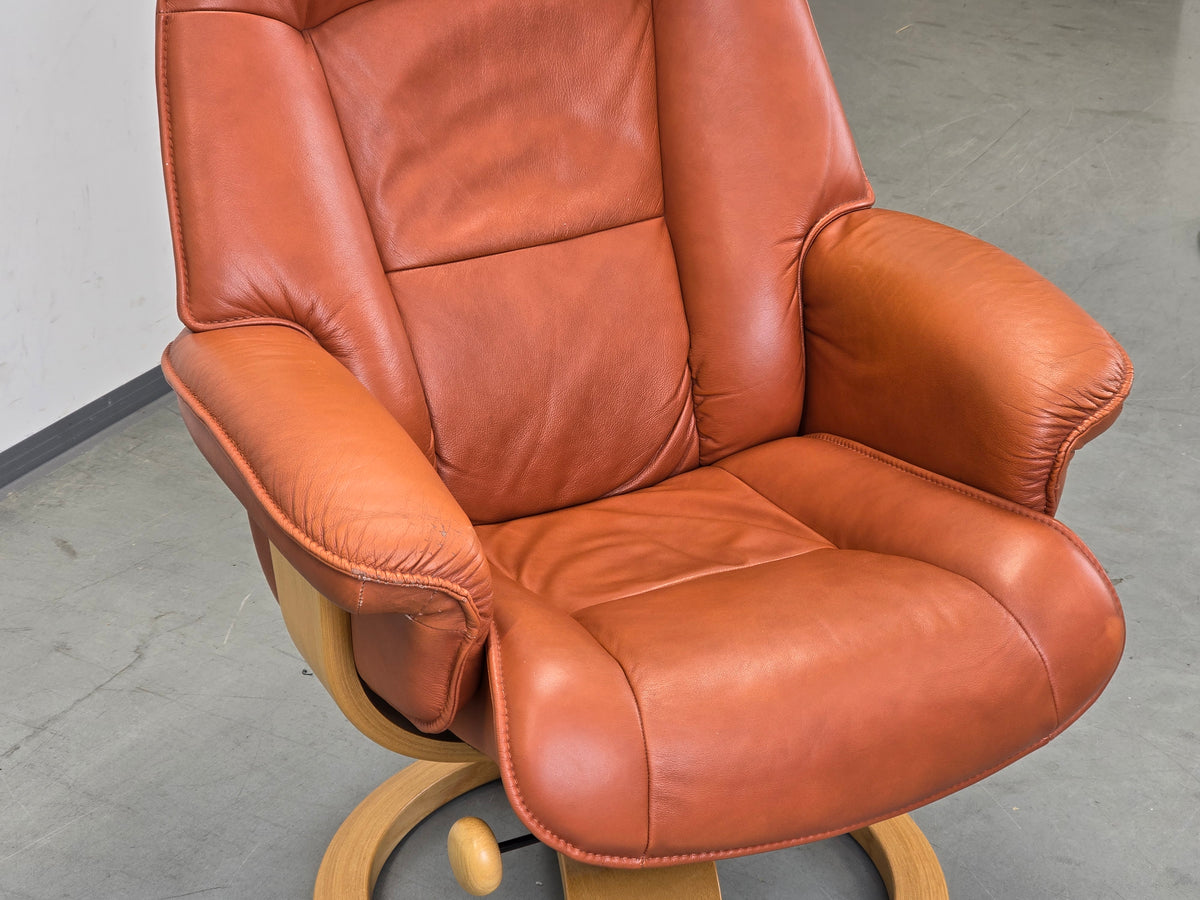 EKORNES STRESSLESS Sessel Leder Cognac Relaxsessel Sesseln