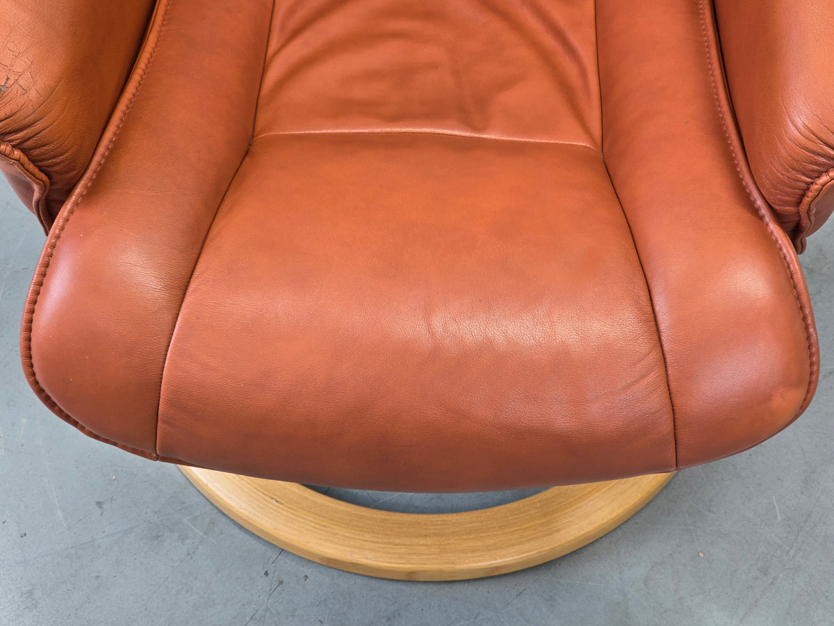 EKORNES STRESSLESS Sessel Leder Cognac Relaxsessel Sesseln