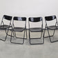 IKEA VINTAGE Klappstuhl 70s Mid Century Stuhl Schwarz Postmodern Ted Bauhaus