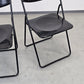 IKEA VINTAGE Klappstuhl 70s Mid Century Stuhl Schwarz Postmodern Ted Bauhaus