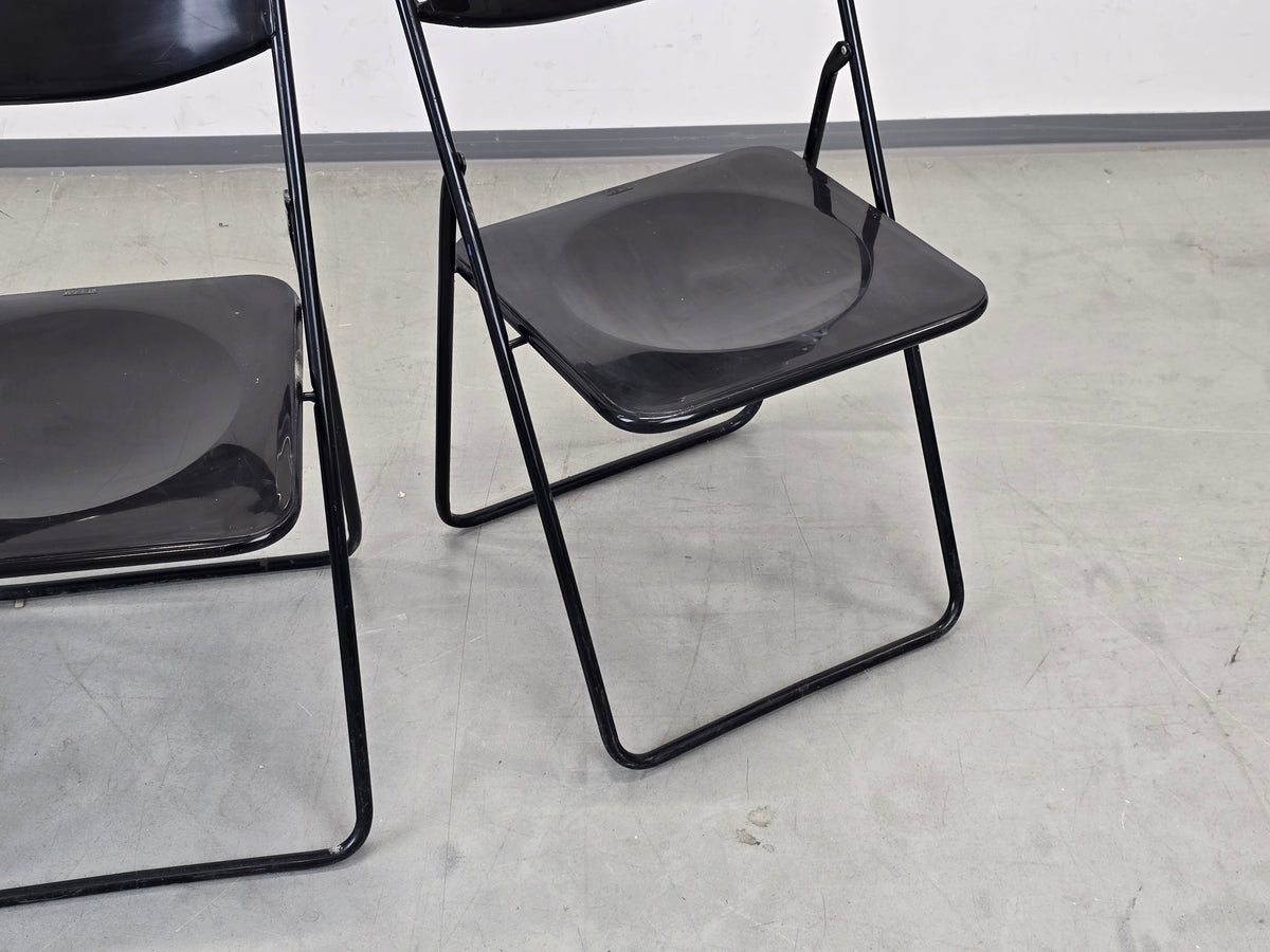 IKEA VINTAGE Klappstuhl 70s Mid Century Stuhl Schwarz Postmodern Ted Bauhaus
