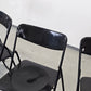 IKEA VINTAGE Klappstuhl 70s Mid Century Stuhl Schwarz Postmodern Ted Bauhaus