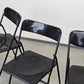 IKEA VINTAGE Klappstuhl 70s Mid Century Stuhl Schwarz Postmodern Ted Bauhaus