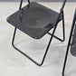 IKEA VINTAGE Klappstuhl 70s Mid Century Stuhl Schwarz Postmodern Ted Bauhaus