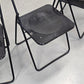 IKEA VINTAGE Klappstuhl 70s Mid Century Stuhl Schwarz Postmodern Ted Bauhaus
