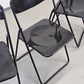 IKEA VINTAGE Klappstuhl 70s Mid Century Stuhl Schwarz Postmodern Ted Bauhaus