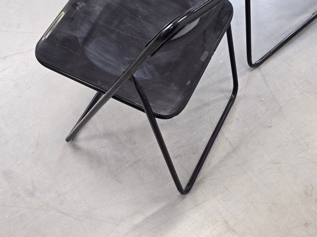 IKEA VINTAGE Klappstuhl 70s Mid Century Stuhl Schwarz Postmodern Ted Bauhaus