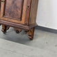 HÄNGESCHRANK ANTIK Gründerzeit Nussbaum Wandvitrine Wandschrank Schrank