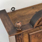 HÄNGESCHRANK ANTIK Gründerzeit Nussbaum Wandvitrine Wandschrank Schrank