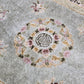 CHINESISCHER TEPPICH Peking Handgeknüpft Wolle Grün Vintage Pastell 190x122