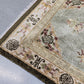 CHINESISCHER TEPPICH Peking Handgeknüpft Wolle Grün Vintage Pastell 190x122