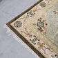 CHINESISCHER TEPPICH Peking Handgeknüpft Wolle Grün Vintage Pastell 190x122