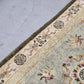 CHINESISCHER TEPPICH Peking Handgeknüpft Wolle Grün Vintage Pastell 190x122