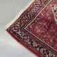 PERSER TEPPICH Abadeh Handgeknüpft Orientteppich Wolle Vintage Antik Rot Blau