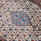 PERSER TEPPICH Abadeh Handgeknüpft Orientteppich Wolle Vintage Antik Rot Blau